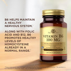 Solgar Vitamina B6 100 mg Cápsulas Vegetales