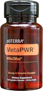 Suplemento energético doTERRA MetaPWR Mito2Max - 60 cápsulas