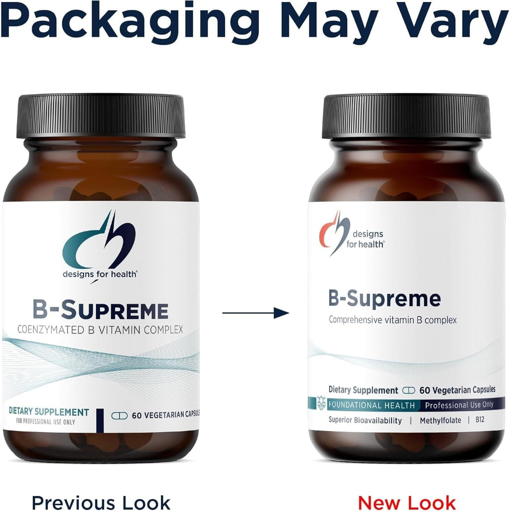 Vitamin B Supreme - Complejo B para el Metabolismo y la Energía - 60 Cápsulas Veganas