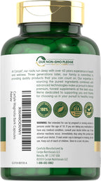 Carlyle Corteza de Magnolia | 180 Cápsulas en Polvo | Suplemento de Extracto Herbal | No-GMO, Sin Gluten