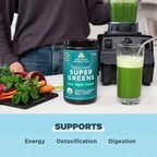 Ancient Nutrition Super Greens Powder Orgánico, 25 porciones (200g)