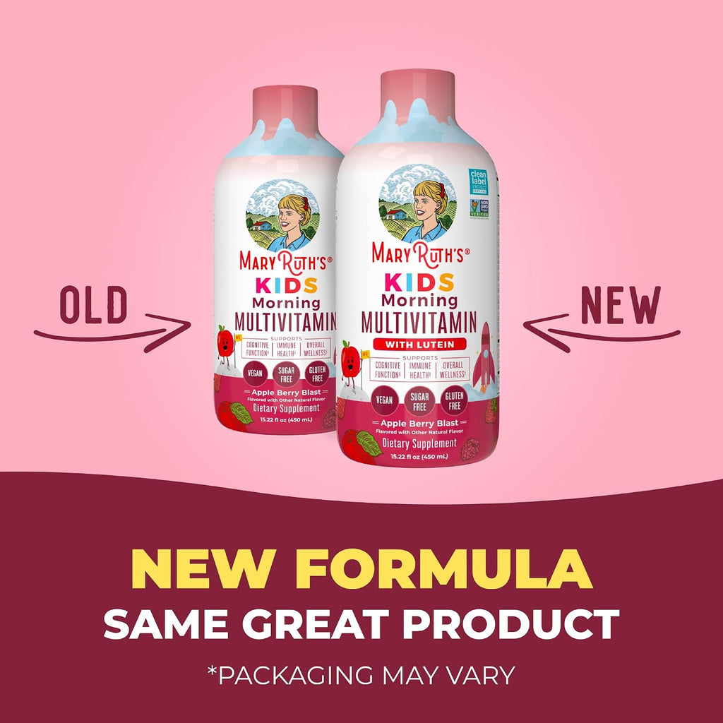 MaryRuth's Multivitamínico Líquido para Niños - Sabor Manzana Baya - 450 ml
