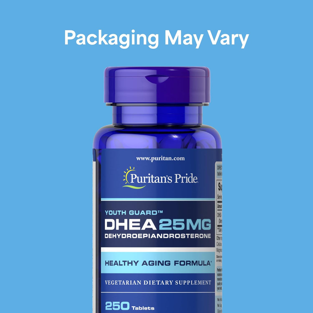 Puritan's Pride Youth Guard DHEA 25 mg, 250 Comprimidos