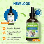 Pet Wellbeing Immune Sure para Perros - Apoya las Defensas Inmunitarias Normales, Equilibrio de la Flora Intestinal, Andrographis, Echinacea, Vitamina C, Zinc - Suplemento Herbario Formulado por Veterinarios 118 ml