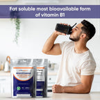 Vitamatic Benfotiamina en Polvo Pura 600 mg por Ración - 100 Gramos - Vitamina B1 Liposoluble
