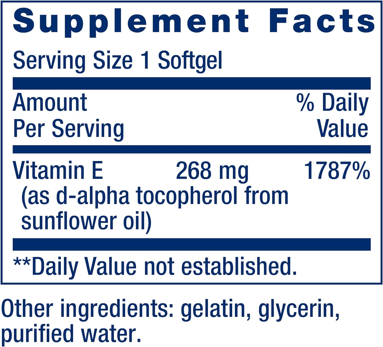 Life Extension Super Vitamin E, 268 mg (400 IU), Natural Vitamin E, Gluten-Free, Non-GMO, 90 Softgels