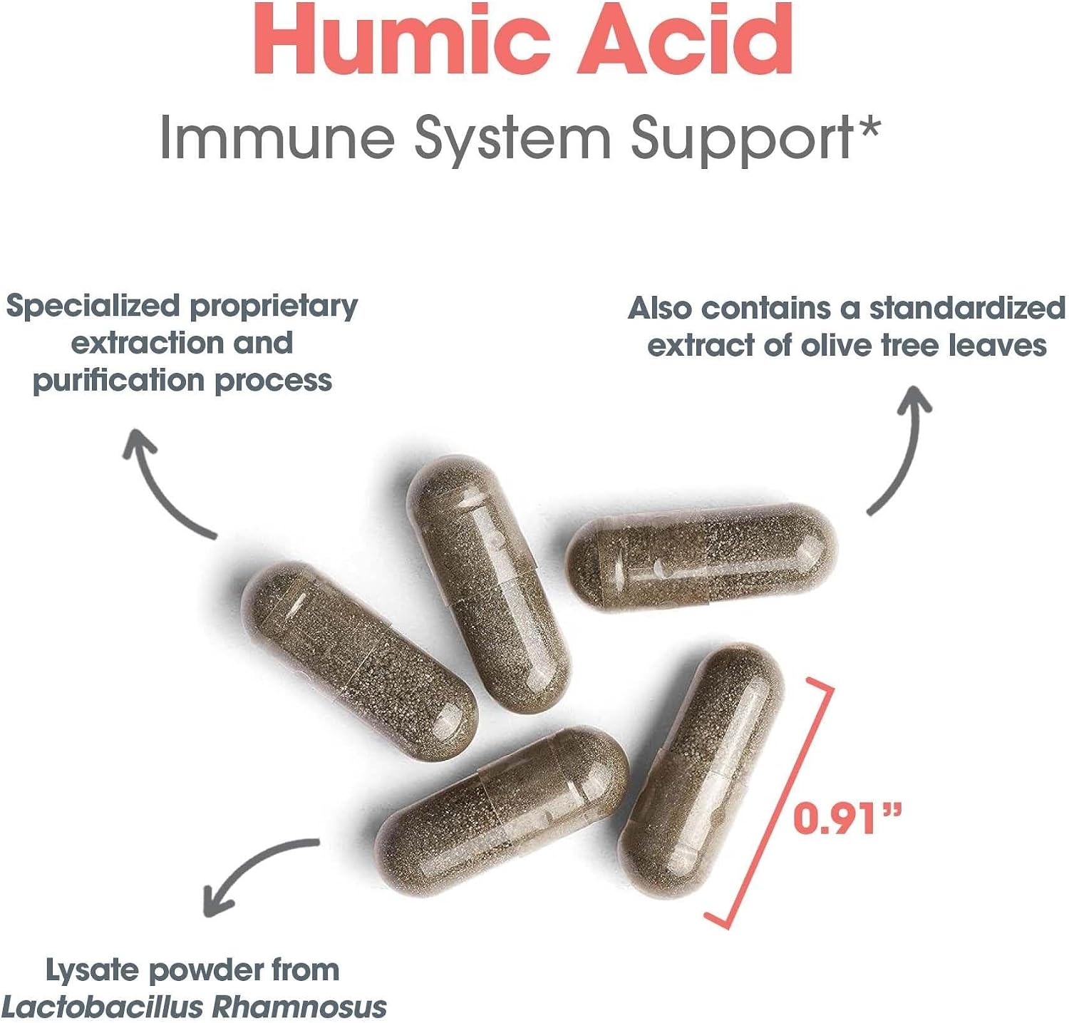 Nutricology Humic-Monolaurin Complex – 120 Capsules (Humic Acid 250 mg, Monolaurin 500 mg)