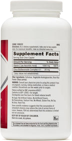 GNC Vitamina C 1000 con Bioflavonoides y Escaramujo Liberación Prolongada 180 Comprimidos