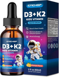 CNCHEF Vitamina D3 K2 Gotas para Niños con Magnesio - 60ml