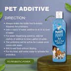 P2 Probiotic Power – Probiótico en polvo para mascotas – 340 g