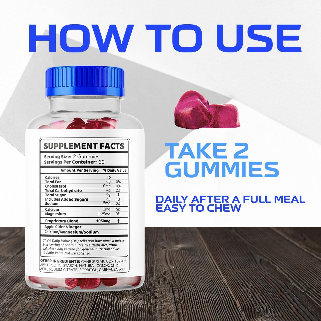 Elite Grow XL Gummies – Suplemento Multivitamínico para Hombres (300 Gominolas, 5 Meses)