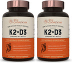 Live Conscious Vitamina K2 MK7 con D3 5000 UI - 60 Cápsulas Blandas