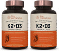 Live Conscious Vitamina K2 MK7 con D3 5000 UI - Pack de 2