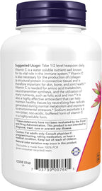 NOW Foods, Ascorbato de Sodio en Polvo, Vitamina C Tamponada, 227 g (8 oz)