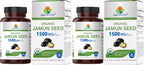 Brieofood Semilla de Jamun Orgánica 1500mg, 45 Raciones, Vegetariano, Sin Gluten, 90 Comprimidos Vegetarianos