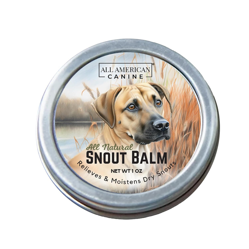 All American Canine Bálsamo para Hocico de Perro con Manteca de Cacao, Karité y Mango - 28g