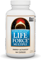 Source Naturals Life Force Multiple Energy Activator - Multivitamínico y Mineral Completo, 180 Cápsulas