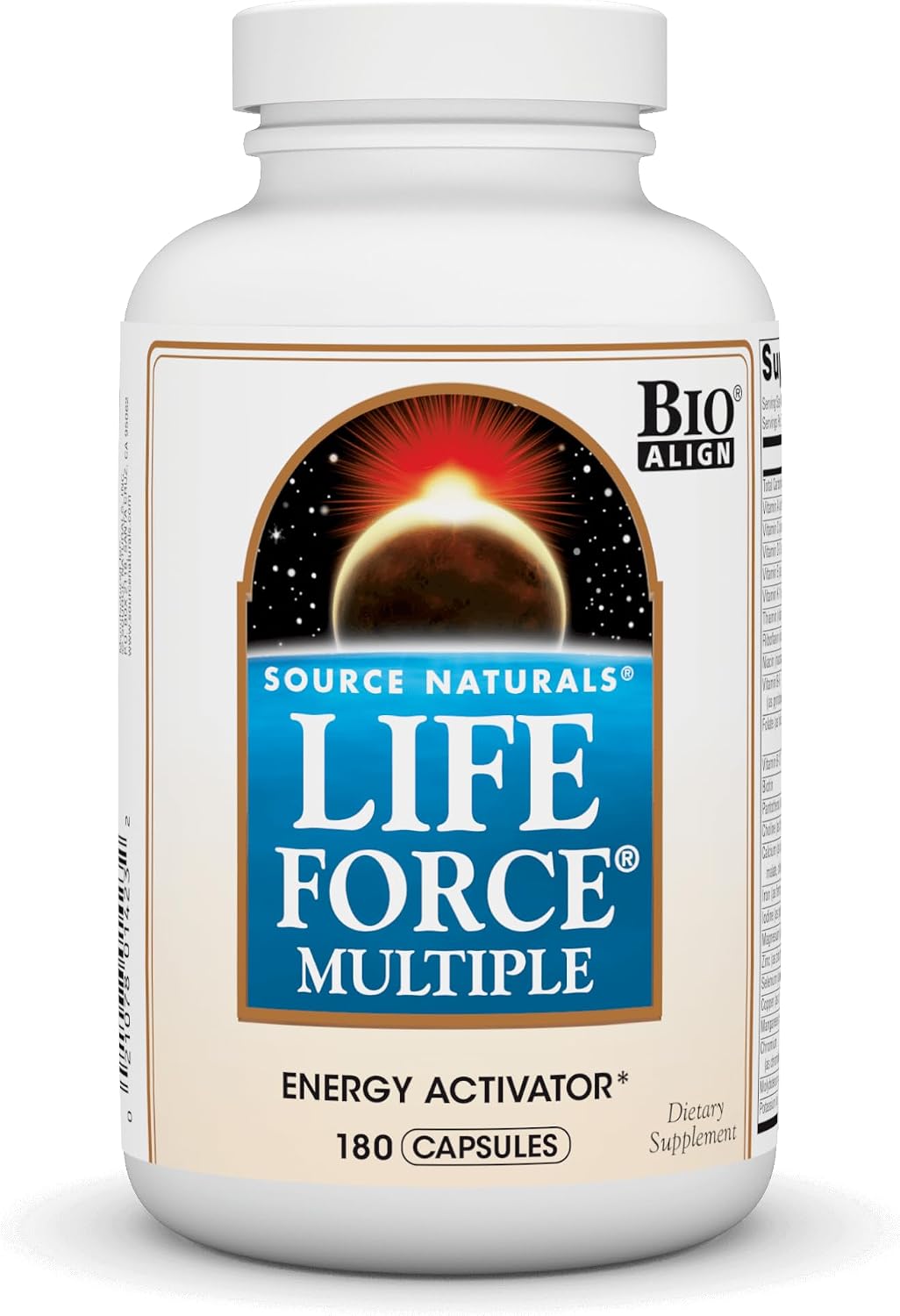 Source Naturals Life Force Multiple Energy Activator - Multivitamínico y Mineral Completo, 180 Cápsulas
