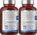 B-3 Nicotinamida 500 mg 100 Cápsulas (2 Paquetes) - Fórmula de Niacina Natural Sin Enrojecimiento - Health Genesis