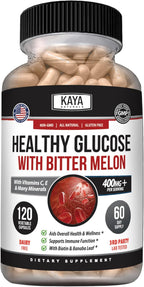 Kaya Naturals Healthy Gluco con Bittermelon – 120 Comprimidos