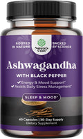 Cápsulas de Ashwagandha 1300 mg - 60 Unidades - Natures Craft