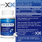 Genex Formulas NMN 250mg Suplemento (Pack de 4) - 99% Puro, Estabilizado, Vegano - 4 Meses de Suministro