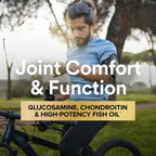 GNC Mega Men Joint Vitapak Program para Hombres: 3 Productos en 1 Pack, Multivitamínico, Glucosamina y Condroitina, 30 Sobres Diarios