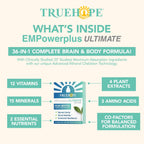 Truehope EMPowerplus Ultimate Strength – 36 en 1, Multivitamínico y Mineral, 30 Días