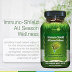 Irwin Naturals Immuno-Shield All Season Wellness - 100 Cápsulas Blandas (Pack de 2)