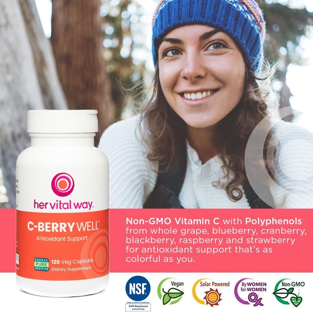 C-BerryWell Vitamina C con Polifenoles de Bayas - her vital way