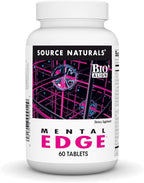 Source Naturals Mental Edge - Suplemento para la memoria y concentración - 240 comprimidos