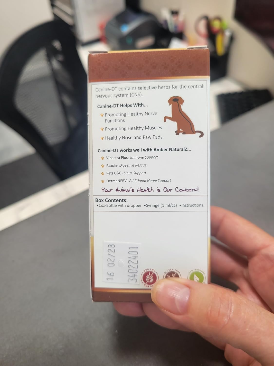 Amber NaturalZ Canine DT - Suplemento Herbal para Perros (30ml)