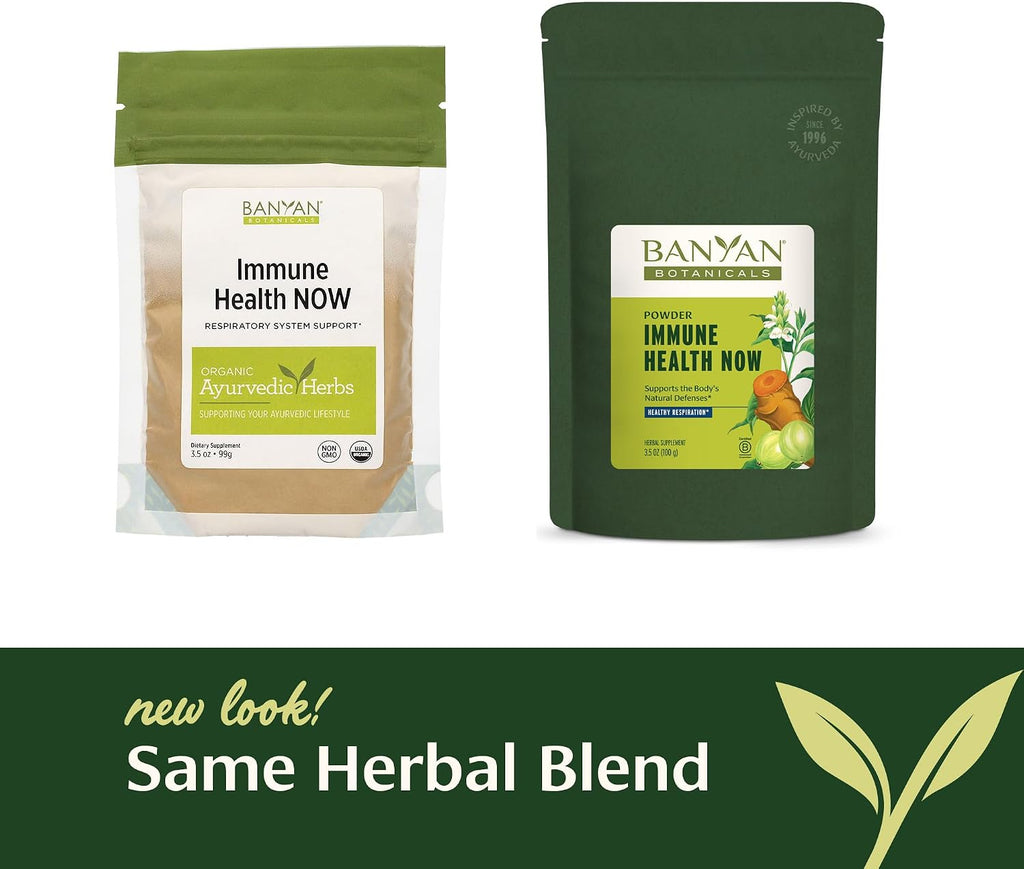 Banyan Botanicals Immune Health Now – Suplemento Orgánico para el Sistema Inmunitario y Respiratorio – 3.5 oz (99 g)