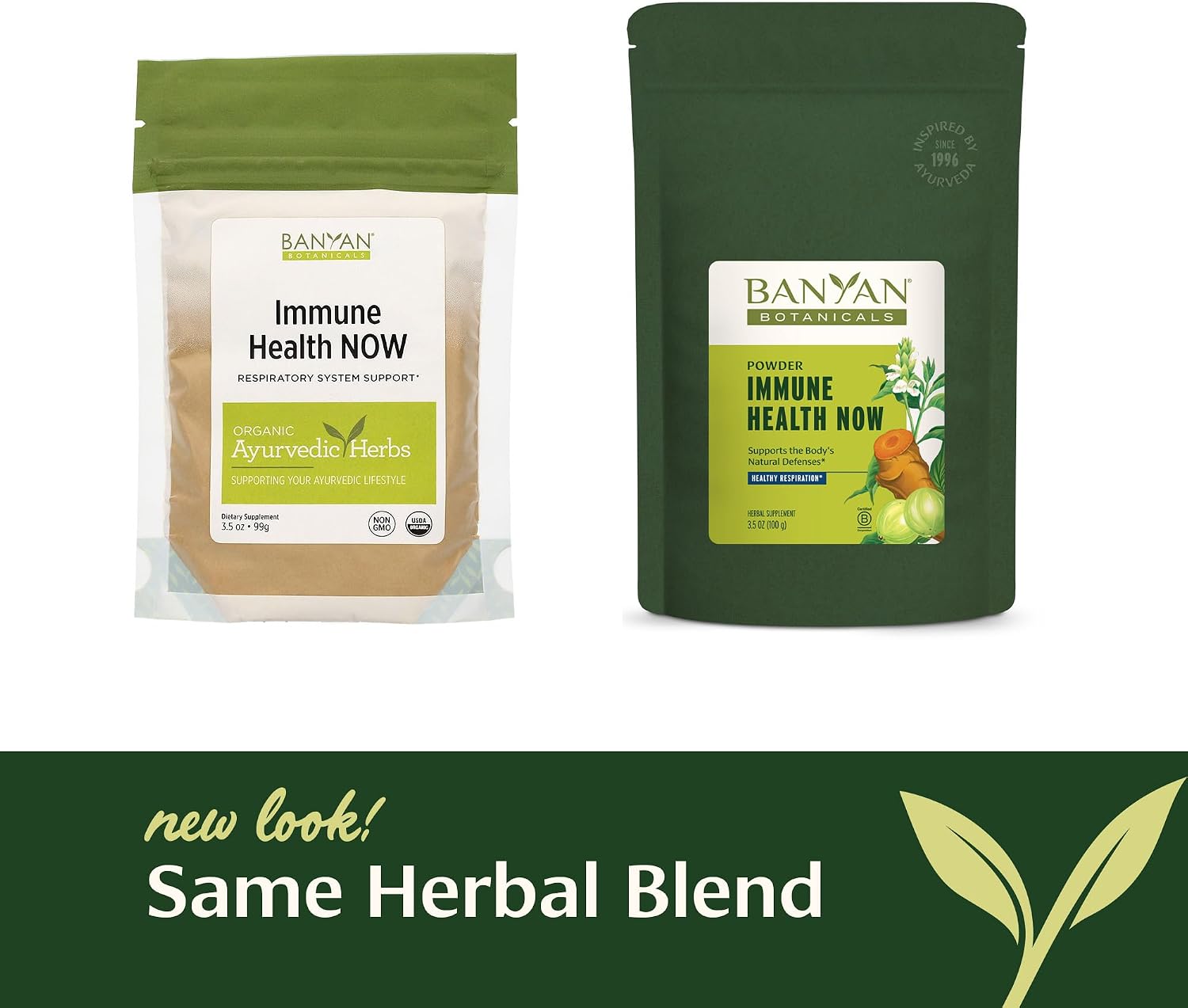 Banyan Botanicals Immune Health Now – Suplemento Orgánico para el Sistema Inmunitario y Respiratorio – 3.5 oz (99 g)