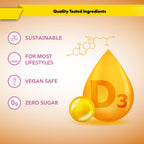 Buried Treasure Gotas de Vitamina D3 y K2 - 5000 UI D3 con 80 mcg K2 Mk-7 - Suplemento Líquido para Huesos, Corazón e Inmunidad - Sin Azúcar - 60 ml (2 fl oz)
