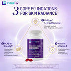 ESTHELIV® Premium Cellular Skin Radiance - 60 Cápsulas Vegetales Blandas