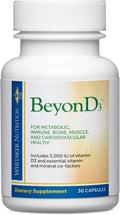 Dr. Whitaker's BeyonD3 - Vitamina D3 5000 UI con K2, Magnesio, Zinc y Boro - 30 Cápsulas