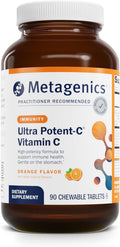 Metagenics Ultra Potent-C Masticable - 250 mg Vitamina C Tamponada con Bioflavonoides, L-Lisina y L-Cisteína - 90 Comprimidos
