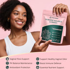 Nature Aurora Premium Feminine Balance Gummies - Apoyo al Equilibrio Femenino y Probióticos Vaginales con Vitamina C - Sabor a Piña Hawaiana - 60 Gomitas