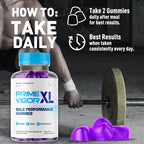 Prime Vigor XL Gummies, Máxima Potencia 1000 mg, Fórmula Avanzada Natural, Gomitas (5 Paquetes, 300 Gomitas)