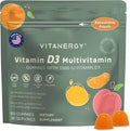 Vitanergy Women's Multivitamin Gummies con D3 y K2 - 60 Gominolas Sin Azúcar