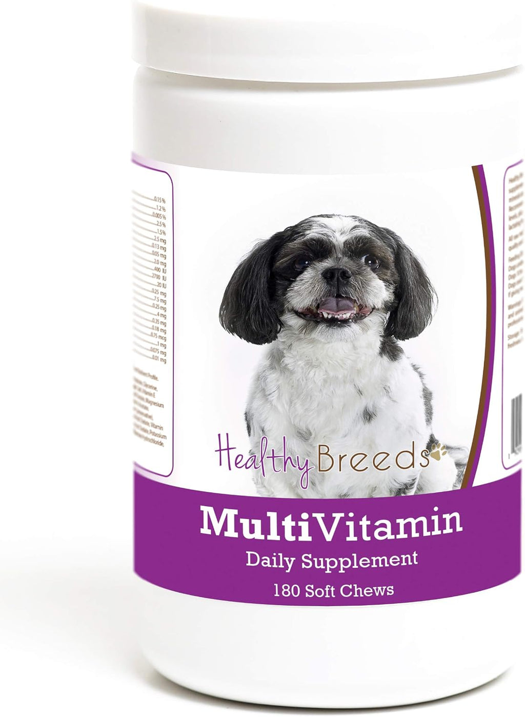 Healthy Breeds Multivitamínico para Perros Shih-Poo Masticables Blandos 180 uds
