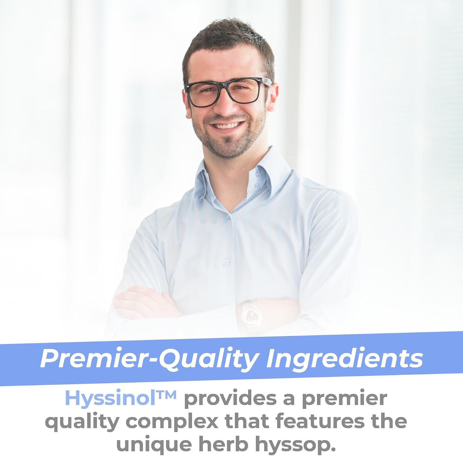 Premier Research Labs Hyssinol - Cápsulas de Hisopo con Té Verde, 60 Cápsulas Vegetales