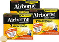 Airborne Vitamina C 1000 mg + Zinc Efervescente - 90 Comprimidos, Sabor Naranja
