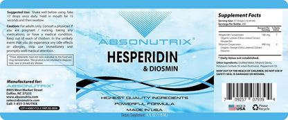 Absonutrix Hesperidina y Diosmina Líquido Drops, 593mg, 118ml – Image 8