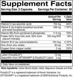 ScienceBased Health MacularProtect AREDS 2 Formula – Eye Health Supplement with Lutein, Zeaxanthin, and B Vitamins – 60 Capsules