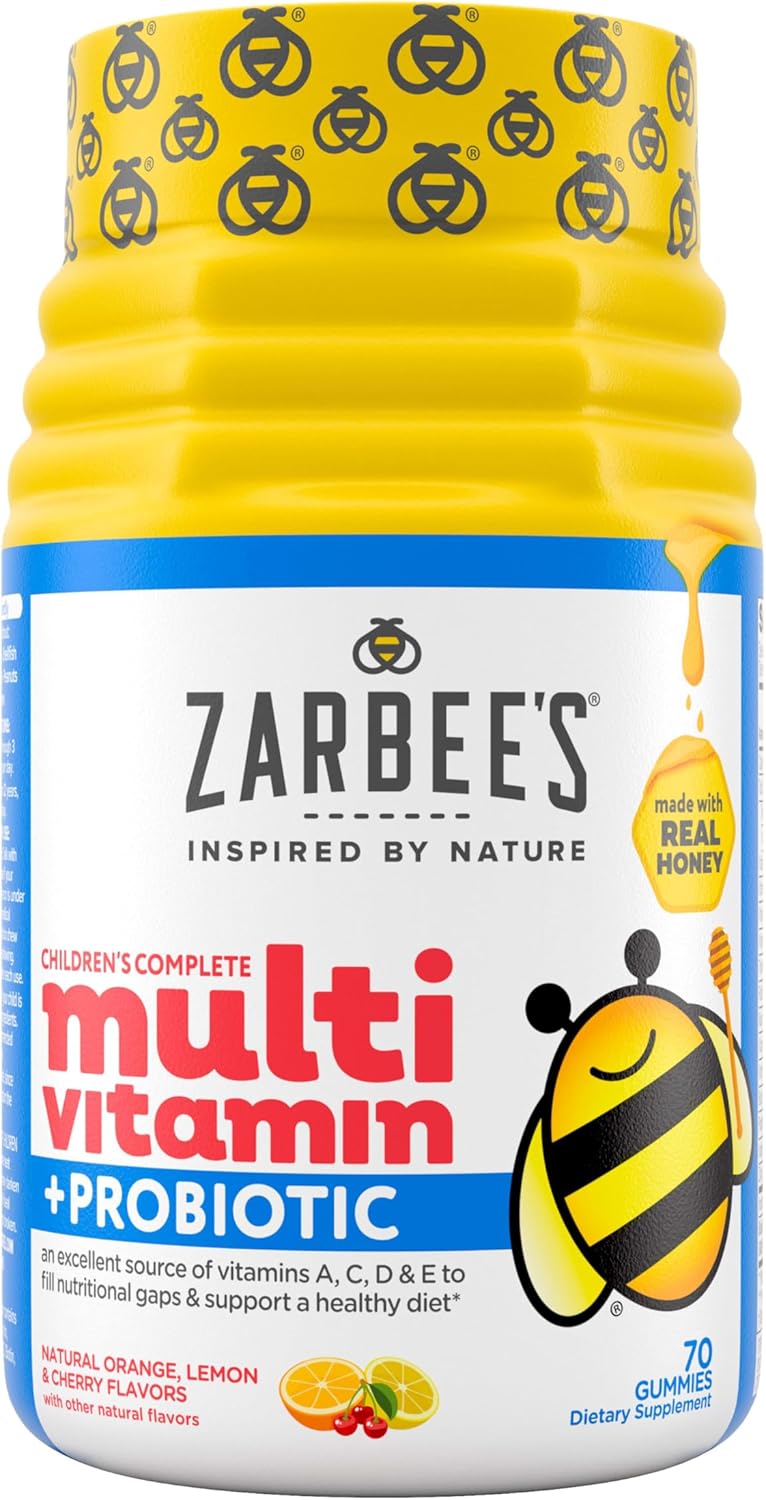 Zarbee's Multivitamínico Infantil + Probióticos en Gominolas - 70 unidades
