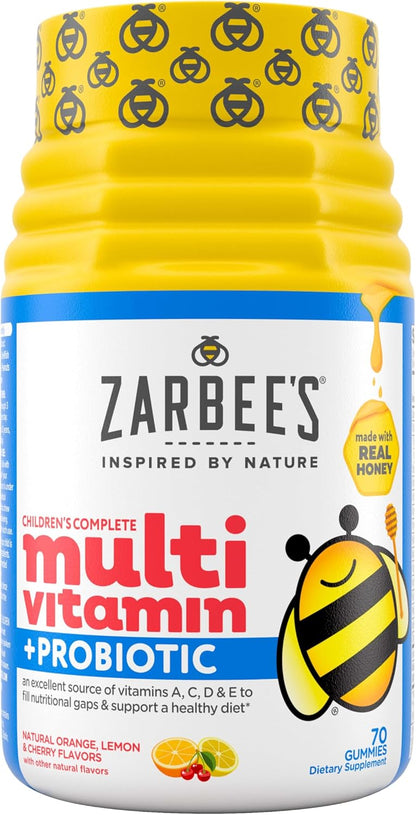 Zarbee's Multivitamínico Infantil + – Apoyo nutricional completo: Ayuda a cubrir las posibles carencias – Image 1