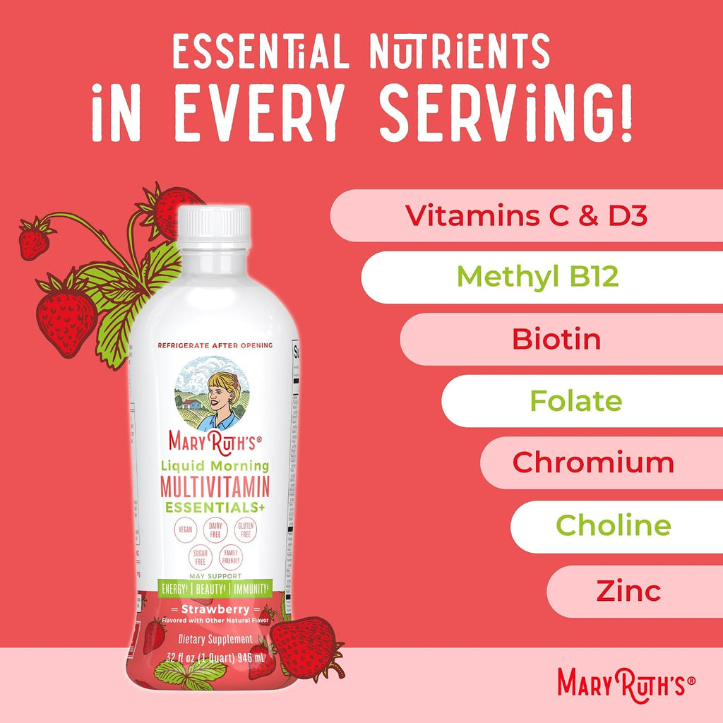 MaryRuth's Multivitamínico Líquido Esenciales+ 946 ml