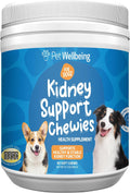 Pet Wellbeing Kidney Support Chewies para Perros - Apoyo Renal - 90 Masticables Blandas